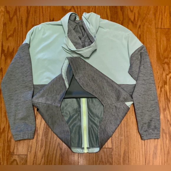 Women's Small Columbia Color Block Technical Hooded Full Zip Mid Layer Jacket - Picture 10 of 16